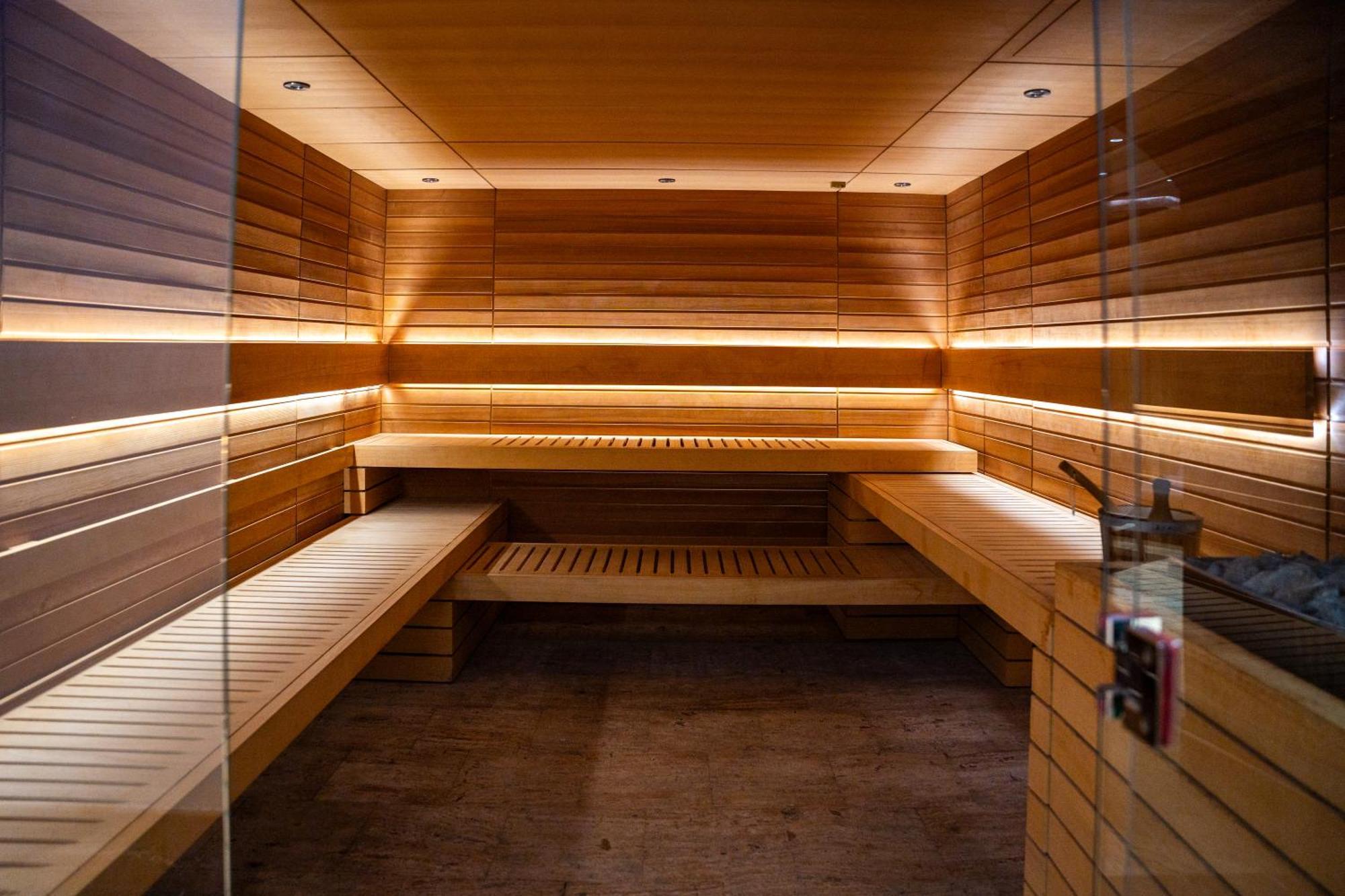 A Hoteli - Hotel Park Врнячка-Баня Экстерьер фото A modern Finnish sauna